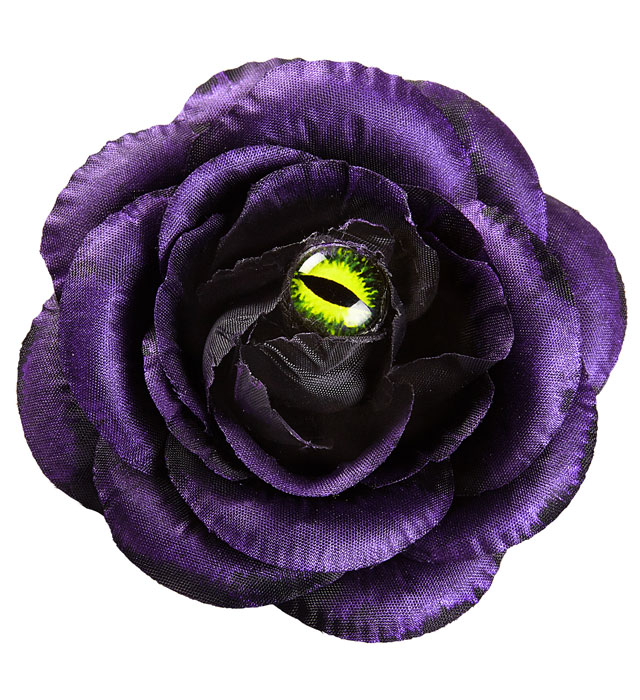 "PINCE A CHAPEAU ROSE VIOLET AVEC ŒIL DE CHAT"
