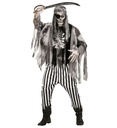 "PIRATE DU BATEAU FANTOME" (chemise avec squelette apparent, veste, pantalon, bandana, cache-oeil)