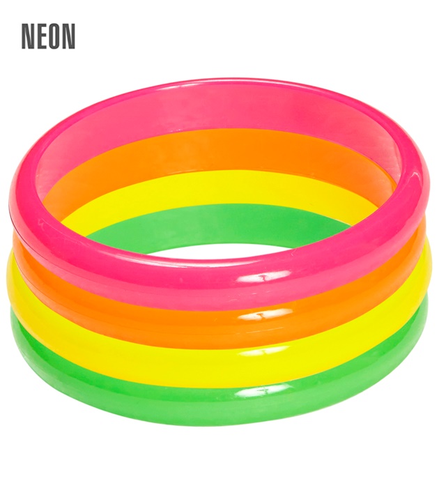 [05845] Set de "4 BRACELETS NEON"