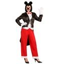 "MADAME SOURIS" (queue de pie avec gilet et noeud papillon, pantalon, oreilles)