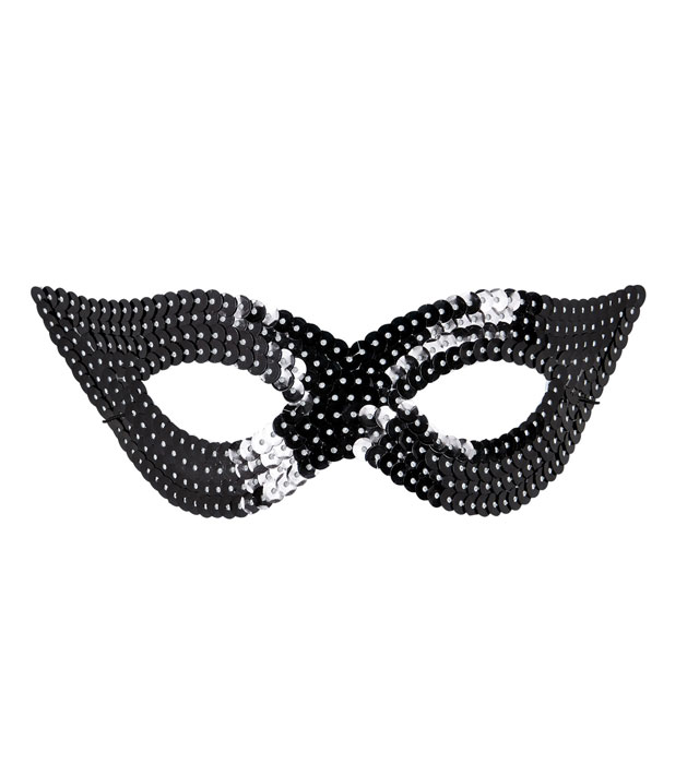 [05909] "MASQUE NOIR A SEQUINS