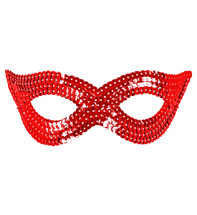 [05910] "MASQUE ROUGE A SEQUINS