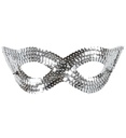 "MASQUE ARGENTE A SEQUINS