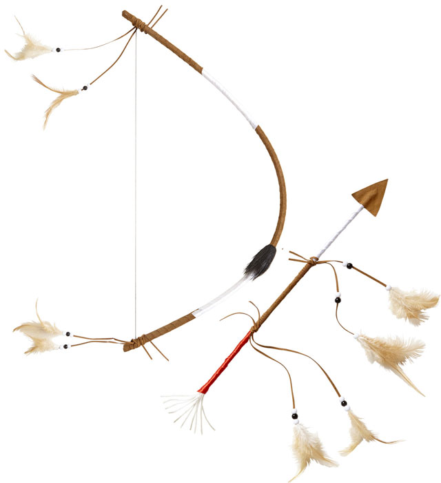 [05935] "ARC ET FL‘CHE ORIGINE INDIENNE AUTHENTIQUE" 60 cm