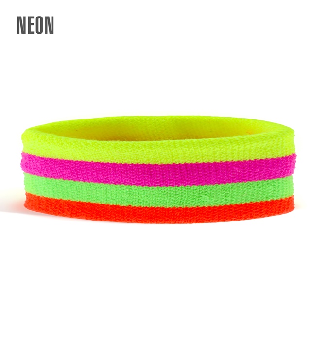[05967] BANDEAU DE TÊTE MULTICOULEUR FLUO
