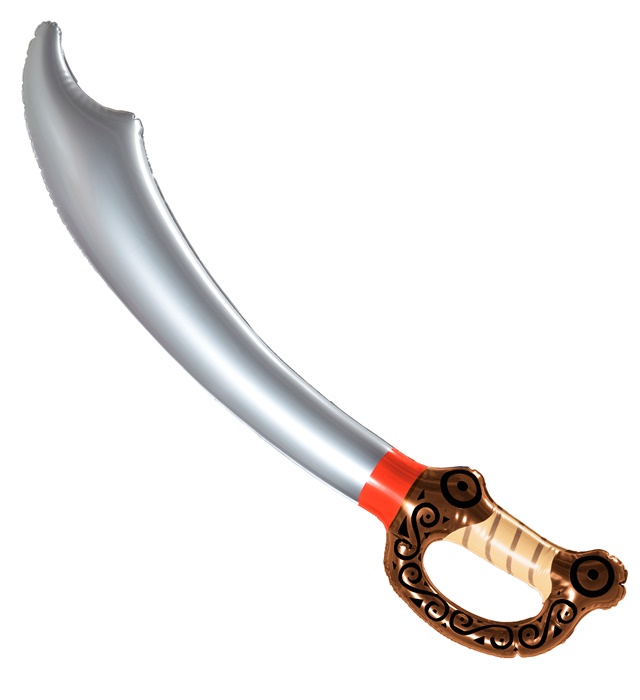 [0616S] "EPEE DE PIRATE GONFLABLE" 75 cm