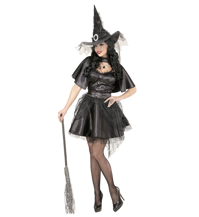 "SORCIERE" (robe, pellerine, chapeau)