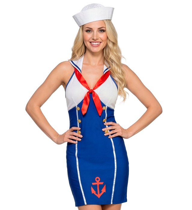 [06321] "FILLE MARIN (robe, chapeau) (S)