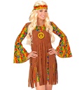 "FILLE HIPPPIE" (robe avec veston,bandeau, collier peace& love)