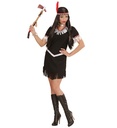 "INDIENNE" (robe, bandeau avec plume)