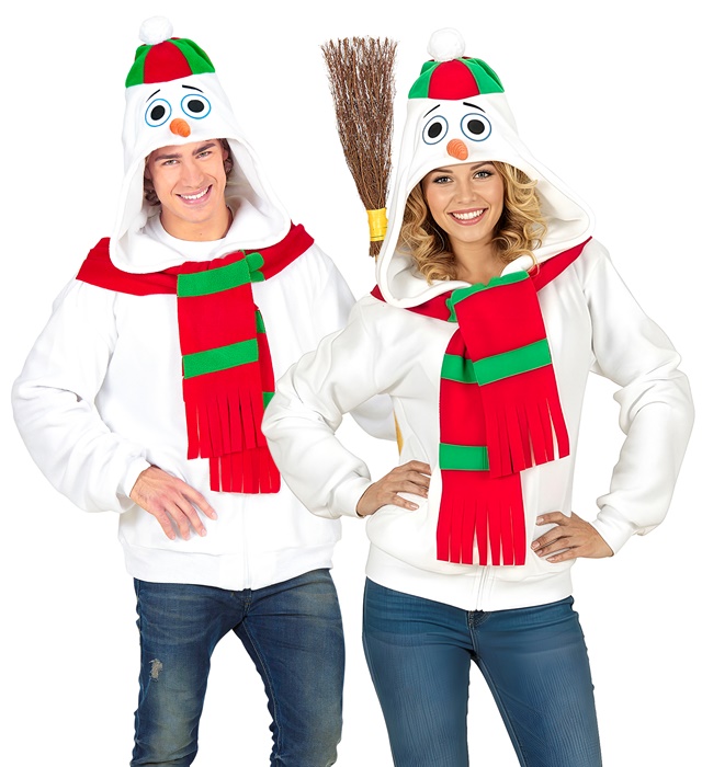 "BONHOMME DE NEIGE" (veste à capuche)