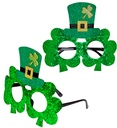 "LUNETTES TREFLE SAINT PATRICK AVEC MINI CHAPEAU"