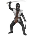 "MASTER NINJA" (manteau, pantalon, tabard, ceinture, protège-bras, protège-jambes, masque)