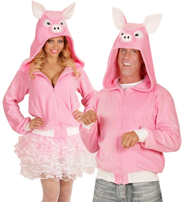 "COCHON" (veste polaire à capuche)