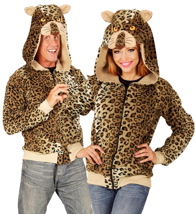 "LÉOPARD" (veste polaire à capuche)