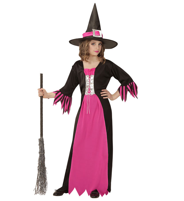 "SORCIERE" (robe, chapeau)