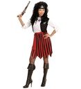 "FEMME PIRATE" (robe avec veston, ceinture, bandeau)