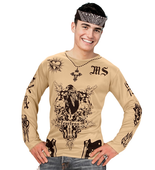 "LATINO GANGSTER" (maillot tatouage)