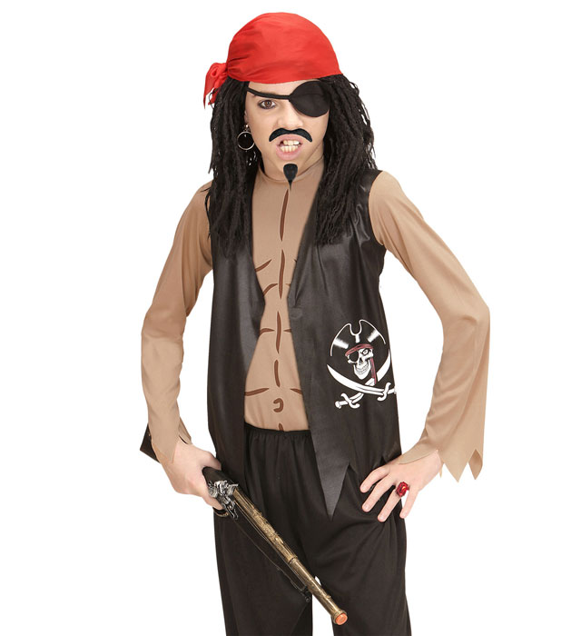 [07427] "PIRATE" (chemise avec veston, bandana, cache-oeil)