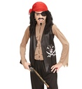 "PIRATE" (chemise avec veston, bandana, cache-oeil)