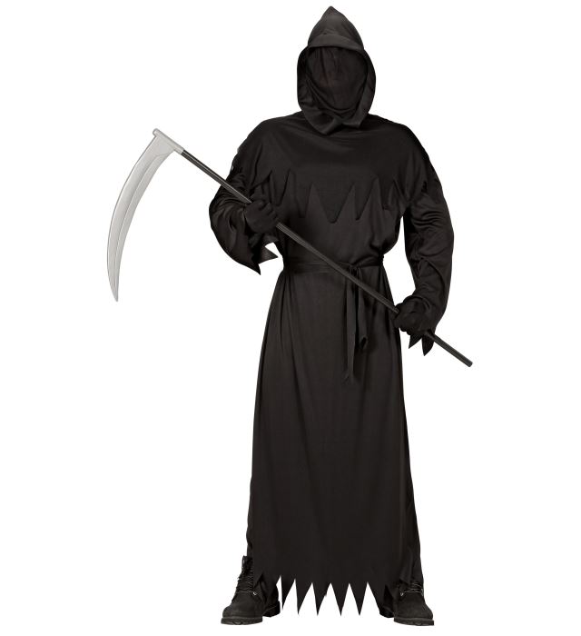 "REAPER" (tunique à capuche masque cachant le visage, ceinture)