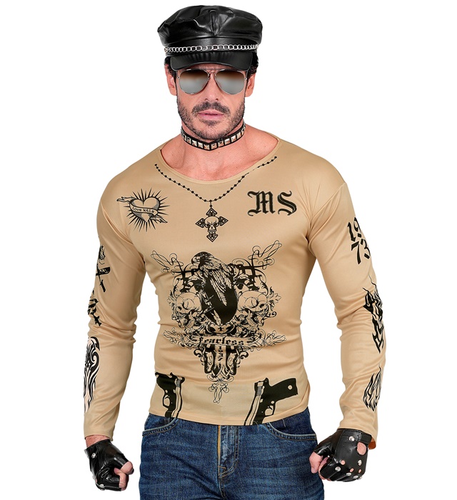 [07405] "LATINO GANGSTER" (maillot tatouage) (XL)