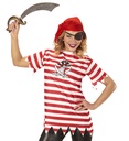"FILLE PIRATE" (T-shirt, bandana, cache-oeil)