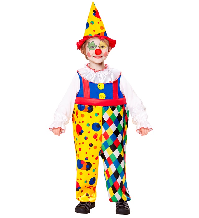 "CLOWN" (combinaison, chapeau)