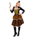 "STEAMPUNK" (robe, ceinture,mini-chapeau)