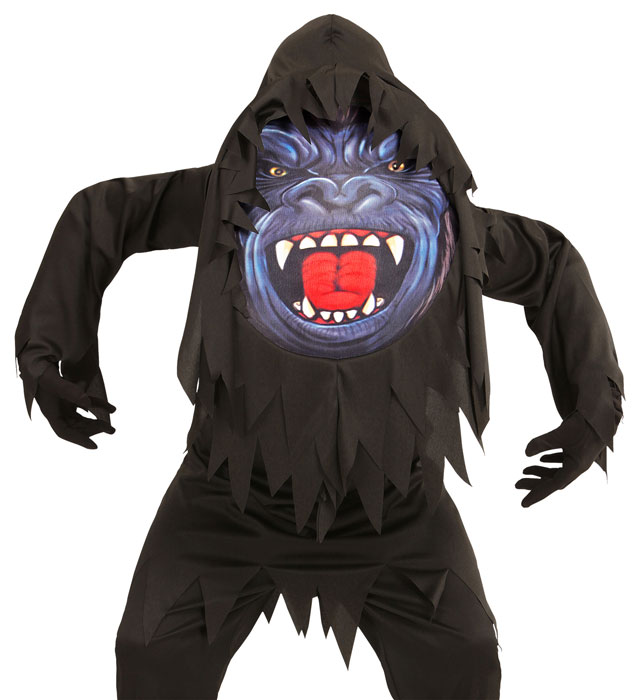"GORILLE" (tunique, masque à capuche surdimensionné)