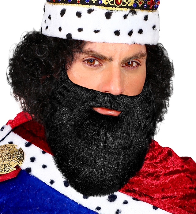 [0778N] "MOUSTACHE AVEC BARBE" noires