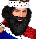 "MOUSTACHE AVEC BARBE" noires