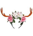 "CORNES DE CERF AVEC FLEURS"