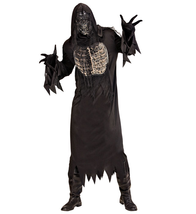 "DEMON" (tunique à capuche, gants,masque)