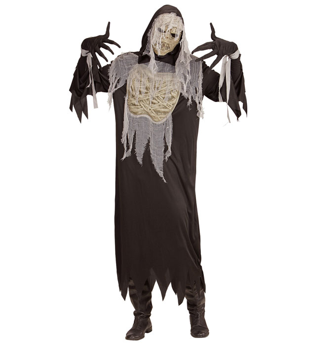 "MOMIE" (tunique à capuche, gants,masque)
