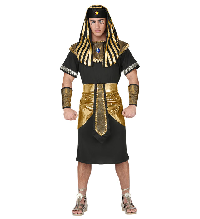 "PHARAON" (tunique, ceinture, collier, bracelets, casque)