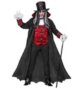 "SEIGNEUR VAMPIRE" (manteau long avec veste et jabot, chapeau haut de forme)