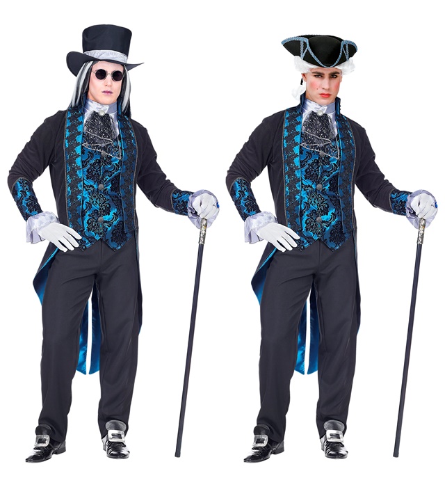 [08091] "VAMPIRE VICTORIEN" (veste avec veste, chemise et jabot, pantalon, chapeau) (S)