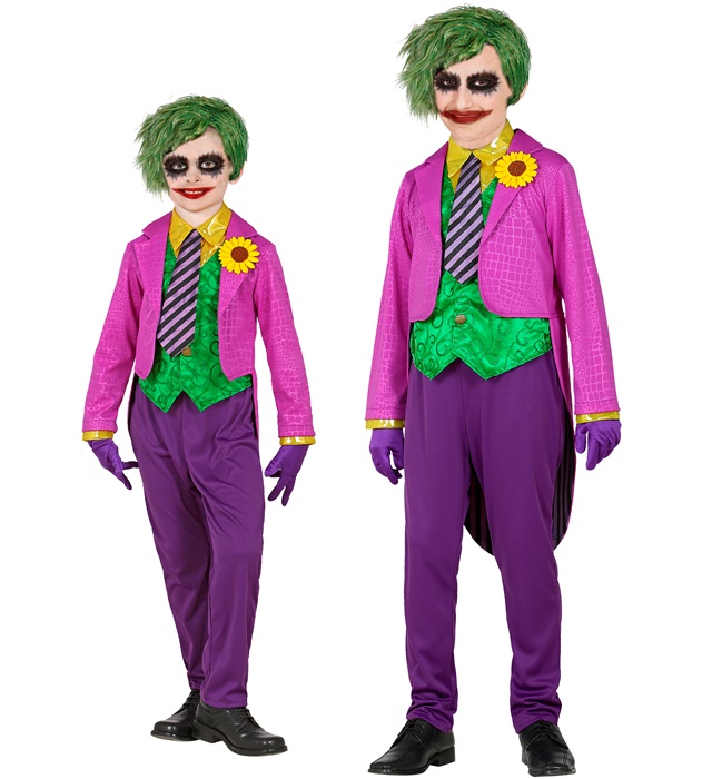"CLOWN MALEFIQUE" (manteau avec chemise et gilet, pantalon, cravate, gants)