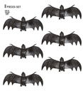 Set de "6 CHAUVE-SOURIS" 13,5 cm