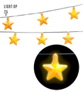 CHAINE ETOILES LUMINEUSES 2,5 m - 10 lampes