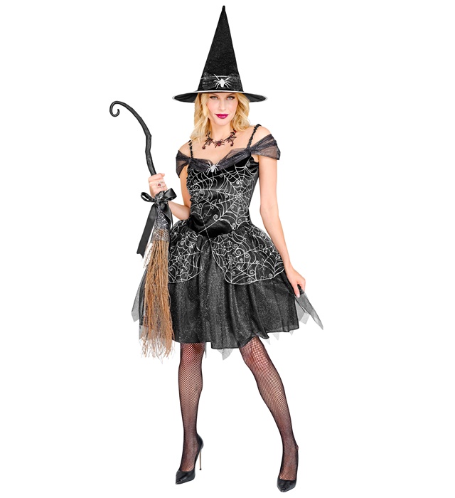 "SORCIERE" (robe, chapeau)