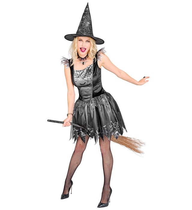"SORCIERE" (robe, chapeau)