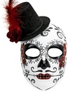 "DIA DE LOS MUERTOS MASQUE AVEC couvre-chef"