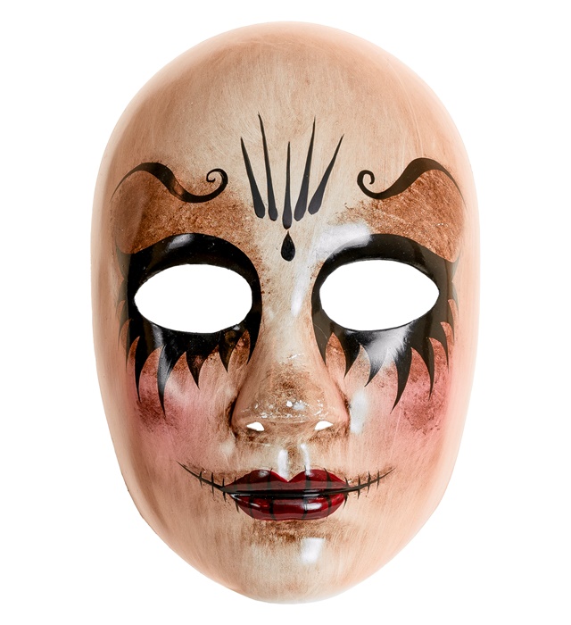 "COMMEDIA DELL'ARTE MASQUE FEMME INQUIÉTANT"