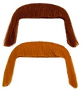 "MOUSTACHE 70'S" adhésive - 2 couleurs ass.: blonde, brune