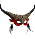 "MASQUE DE THÉÂTRE DIABLE ROUGE"
