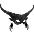 "MASQUE DE THÉÂTRE DIABLE NOIR"