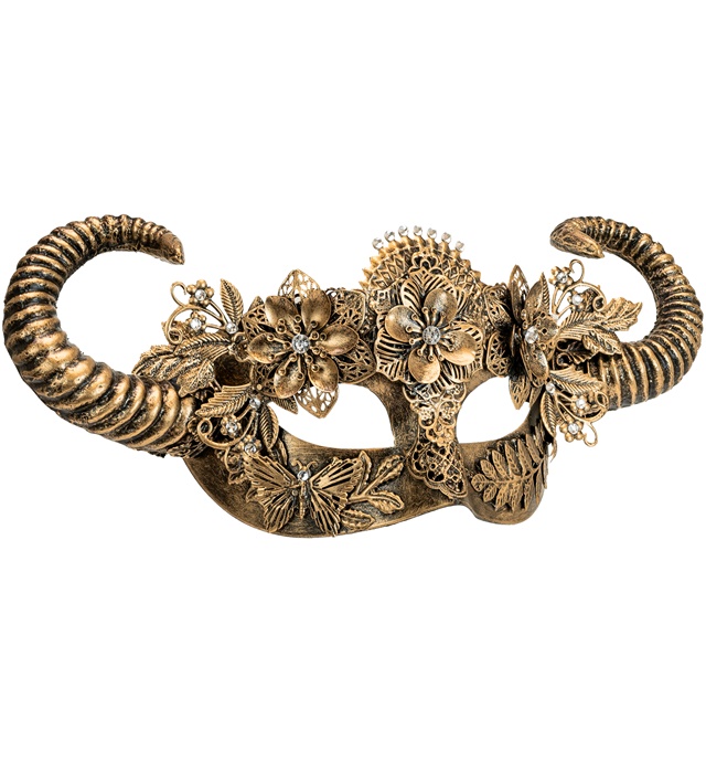 [08486] "MASQUE DE THÉÂTRE MOUTON OR "