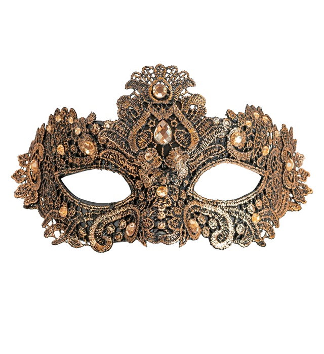 "MASQUE DE THÉÂTRE BRONZE"